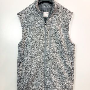 Heather Gray Fleece Vest